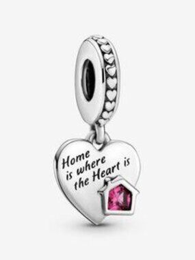 Pandora Love My Home Heart Dangle Charm